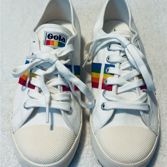 Brand New Women’s Rainbow Sneakers By GOLA - Size 6 - box 79 - Picture 2 of 6